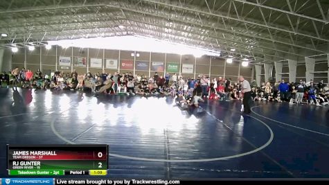 100 lbs Quarters & Wb (16 Team) - James Marshall, Team Oregon vs RJ Gunter, Green River