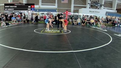 132 lbs Cons. Round 2 - Jerry Nguyen, Arizona vs Jet Abbott, Utah