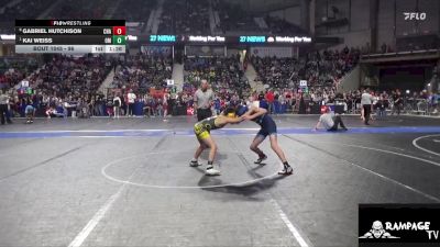 96 lbs Quarterfinal - Kai Weiss, Open Mats vs Gabriel Hutchison, Chanute