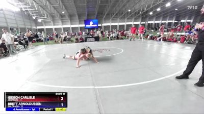 165 lbs Quarters & 1st Wb (16 Team) - Gideon Carlisle, Arkansas vs Brett Arnoldussen, Colorado