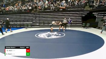 Champ. Round 1 - Gage Watt, Riverton vs Bryce Reed, Clearfield