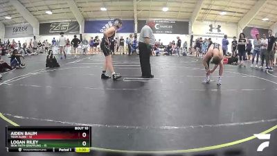 140 lbs Round 4 (6 Team) - Logan Riley, Iron Faith Grappling vs Aiden Baum, Team Alien