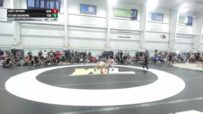 80 lbs Round Robin 2 - Joey Myers, Warrior Ridge - MS vs Cyler Gilmore, Perry Gladiator - MS