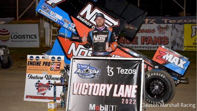 Tyler Courtney Wins All Stars Points Opener At Attica