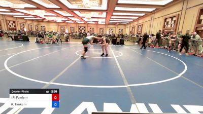 135 lbs Quarterfinal - Raya Fowle, Va vs Kaleia Timko, Pa