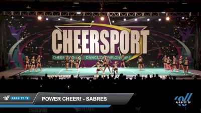 Power Cheer! - Sabres [2022 L5 Senior - D2 - Small] 2022 CHEERSPORT National Cheerleading Championship