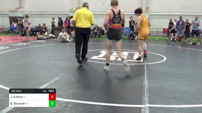 152-C lbs Consi Of 16 #2 - Joshua Emma, PA vs Bryson Boucher, MI