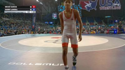 120 lbs Champ. Rd Of 128 - Micah Garcia, CA vs Harry Langill, KS