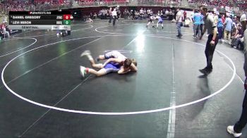 100 lbs Semifinal - Levi Miron, Hawks Wrestling Club (Lincoln) vs Daniel Gregory, Junior Titans Wrestling Club