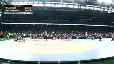 D3-106 lbs Champ. Round 1 - Dylan Russo, Kent City vs Max Kanniainen, Armada