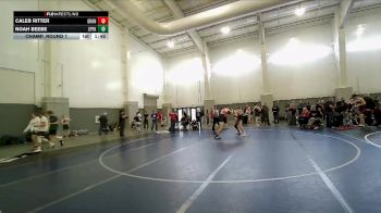 165 lbs Champ. Round 1 - Noah Beebe, Spanish Fork vs Caleb Ritter, Grantsville