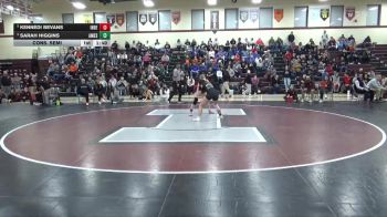 130 lbs Cons. Semi - Kennedi Bevans, Independence vs Sarah Higgins, Ames