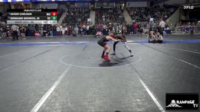 88 lbs Cons. Semi - Jaxon Carlson, MAC vs Jermaine Monroe, Jr, Topeka Blue Thunder