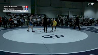 77 kg 3rd Place Match - Michael Baldwin, WVRTC vs Cael Gilmore, Beast Mode Wrestling