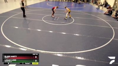 80B Quarterfinal - Logan Lund, Little Falls vs Blake Harty, GMLOS