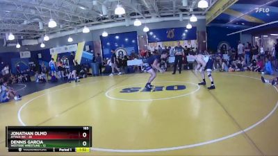 165 lbs Semis & Wb (16 Team) - Dennis Garcia, Westside Wrestling vs Jonathan Olmo, Attack WC