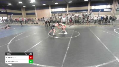 137 lbs Quarterfinal - Aeono Felix, South Kona WC vs Raidyn Tanaka, Yuma Grit