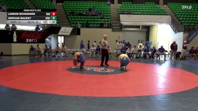 217 lbs Semifinals (8 Team) - Jonthan Mackey, Beauregard HS vs Landon Mckendree, Springville