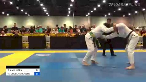 SHANNON AMIL HORN vs MARK DOUGLAS ROGERS 2022 World Master IBJJF Jiu-Jitsu Championship