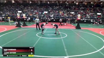 114 lbs Champ. Round 3 - Dom Marengo, LSWA vs Casen Snyder, CHCA