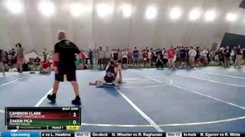 135 lbs Prelim - Zakeri Pica, Fremont Eagles vs Cameron Clark, Jay County Wrestling Club