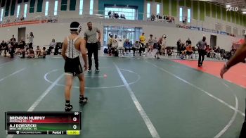 80 lbs Round 3 (6 Team) - A.J Dziedzicki, BHWC Dirt Divers vs Brendon Murphy, Riverdale WC