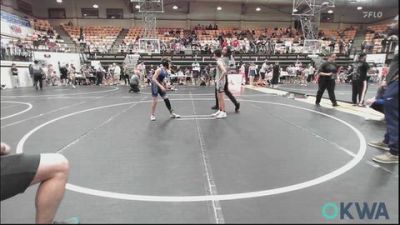 76-80 lbs Rr Rnd 1 - Ethan Thompson, D3 Wrestling Cluib vs MJ Cottrell, Harrah Little League Wrestling