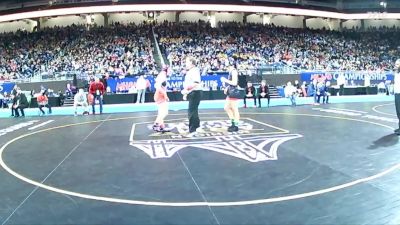 Girls-155 lbs 1st Place Match - Belicia Manuel, Romeo (Girls) vs Aaliyah Langell, Big Rapids (Girls)