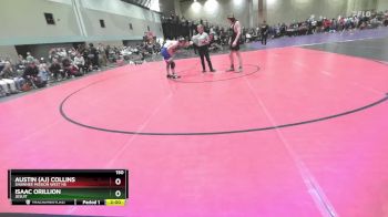 150 lbs Champ. Round 1 - Austin (aj) Collins, Shawnee Mission West HS vs Isaac Orillion, Jesuit