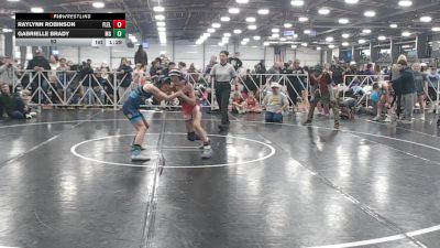 92 lbs Round 2 (10:45am Saturday) - Gabrielle Brady, Maryland Gold vs Raylynn Robinson, Florida Elite