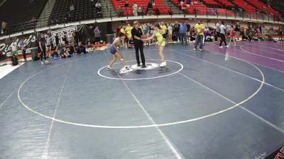 130 lbs Kiera Lackey, Montana HS Girls vs Kanae Madolora, Nevada 2 HS Girls