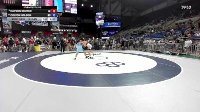 144 lbs Champ. Rd Of 32 - Hayden Reuter, AK vs Colton Wilson, MO