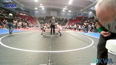 58 lbs Consi Of 8 #2 - Kael Camper, Caney Valley Wrestling vs Cole Ryon, Broken Arrow Wrestling Club