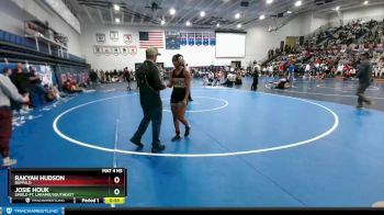 145 lbs Cons. Round 3 - Rakyah Hudson, Buffalo vs Josie Houk, Lingle-Ft. Laramie/Southeast