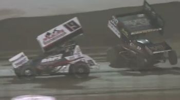 Brent Marks Breaks While While Leading Final Lap At Bridgeport