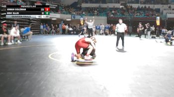 150 lbs Quarterfinal - Jonah Coleman, Stratford vs Eric Ellis, Boiling Springs