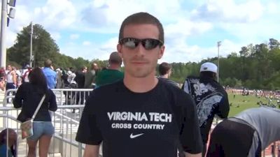 Will Mulherin after 5k win and PR at 2012 Raleigh Relays