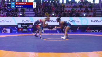 59 kg 1/8 Final - Alesia Hetmanava, Individual Neutral Athletes vs Skye Kaanoipuaikawekiu Realin, United States