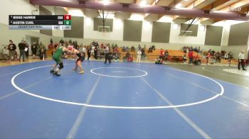 Boys 177 lbs Quarterfinal - Austin Curl, Red Bluff Boys vs Jesse Harris, Chico Boys