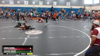 52 lbs Quarterfinal - Judah Daniel, Pelion Youth Wrestling vs Nickole Salem, Legacy Elite Wrestling