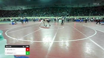 150 lbs Round Of 32 - Tyson Grundy, Saint's Wrestling Club vs Vann Wildcat, Pawhuska