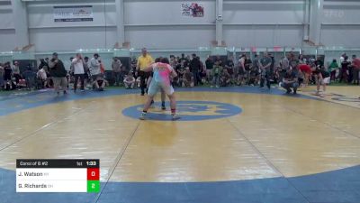171-E lbs Consi Of 8 #2 - John Watson, NY vs Gavin Richards, OH