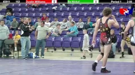 152 lbs final Bo Nickal TX vs. Dustin Williams KS