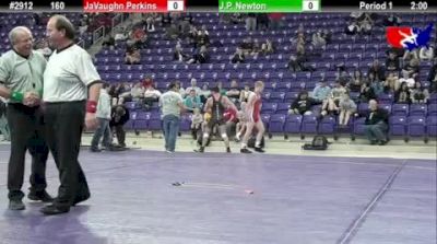 160 lbs final JaVaughn Perkins NE vs. J.P