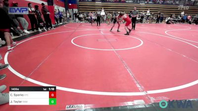 140 lbs Rr Rnd 3 - Conner Sparks, Grove Takedown Club vs Jake Taylor, Raw Wrestling Club