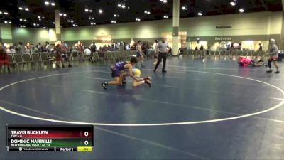 120 lbs Round 3 (6 Team) - Dominic Marinilli, New England Gold - AS vs Travis Bucklew, CWC