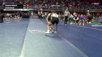 1A-215 lbs Semifinal - Kyler Sallis, Don Bosco vs Kamdyn Kraklio, Durant
