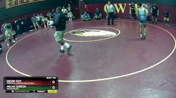 108 lbs Champ. Round 2 - Devin Tait, Temescal Canyon High School vs Micah Garcia, Roughhouse