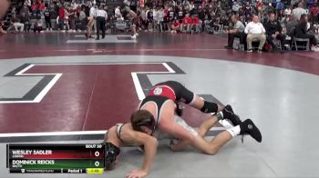 120 lbs Round 1 - Wesley Sadler, Lisbon vs Dominick Reicks, NH/TV