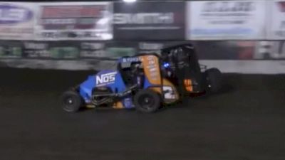 Chase McDermand's Quest For First USAC Win Ends After Contact With Justin Grant